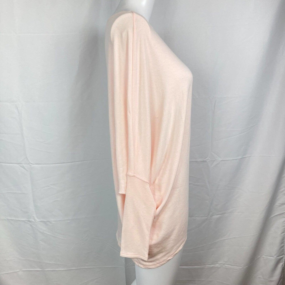 Karlie Shirt Womens S Blush Pink Cotton Lightweight Knit Dolman Pullover Top‎ - Picture 3 of 7
